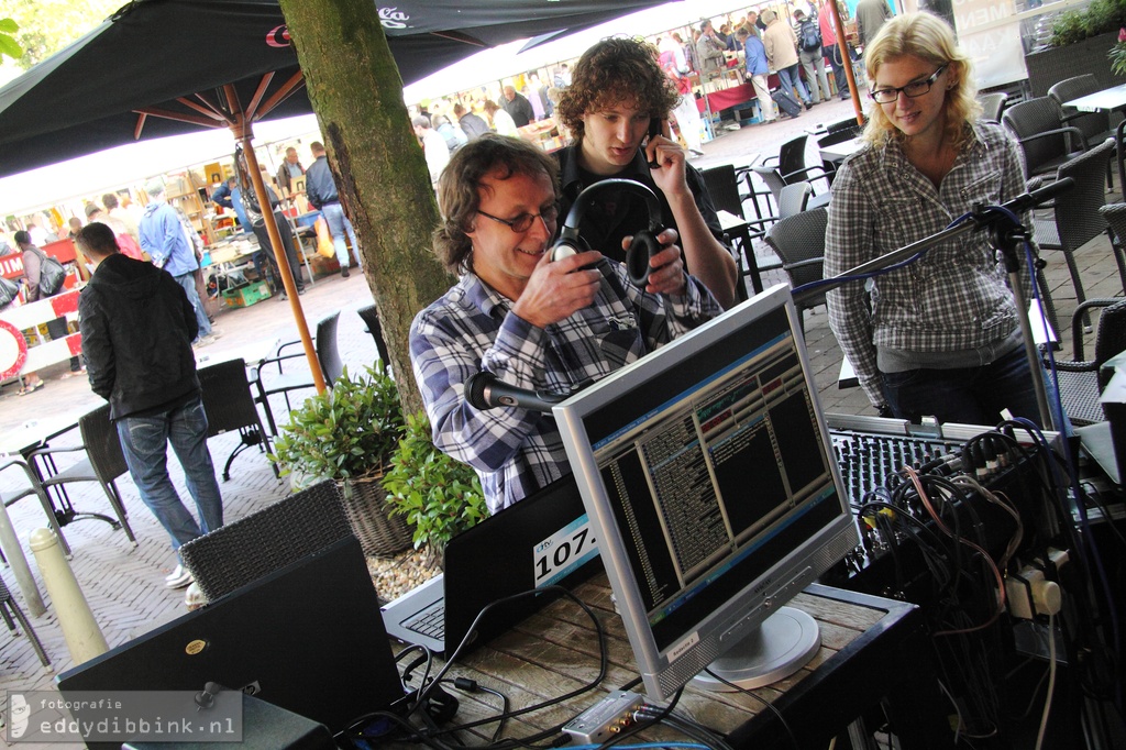 2011-08-07 DeventerRTV - live op de Boekenmarkt, Deventer 004